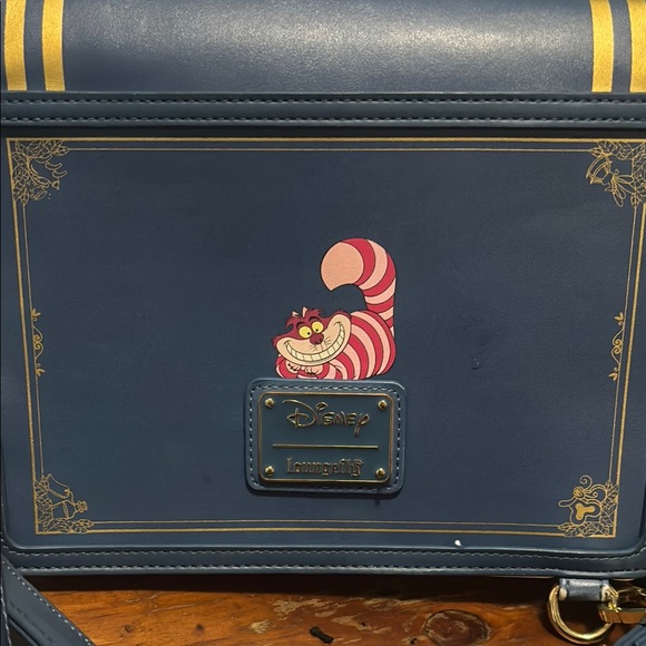 Disney Blue and Gold Alice Crossbody Bag - Picture 2 of 5